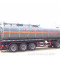 Rock wool insulated tank semi-trailer